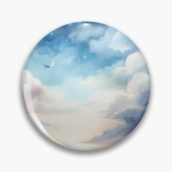Item preview, Dreamy Watercolor Sky - Watercolor Clouds - Watercolor Space designed and sold by stylishdzign.