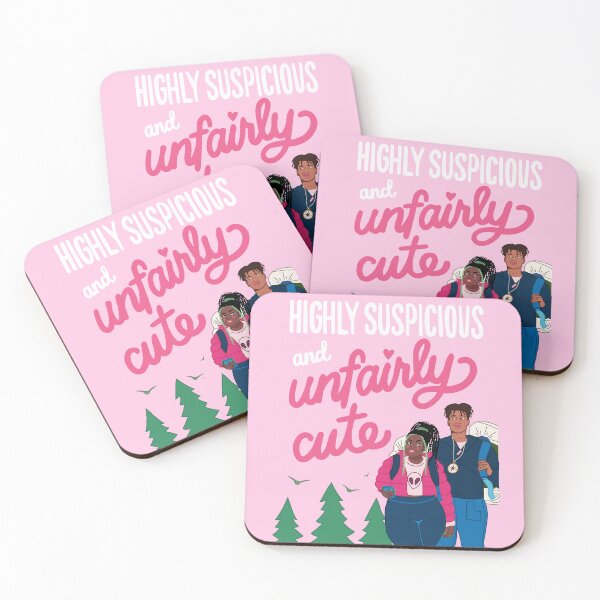 Item preview, Highly Suspicious and Unfairly Cute Title + Art designed and sold by baileyyfaith.