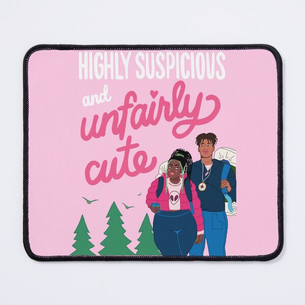 Item preview, Highly Suspicious and Unfairly Cute Title + Art designed and sold by baileyyfaith.