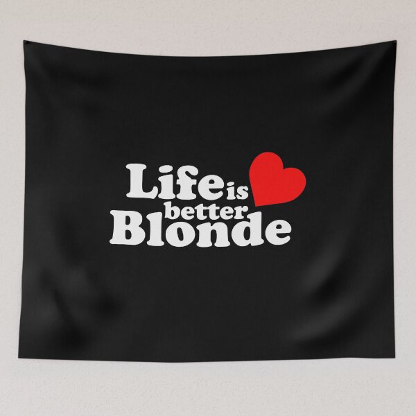 Item preview, Life is better blonde designed and sold by TedFlogar.