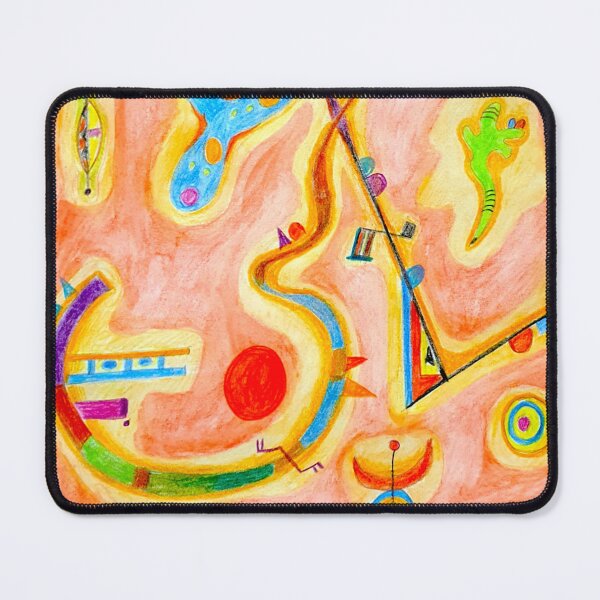 Item preview, Eartlhy abstract in a nameless land designed and sold by Tereza Pilar Art.