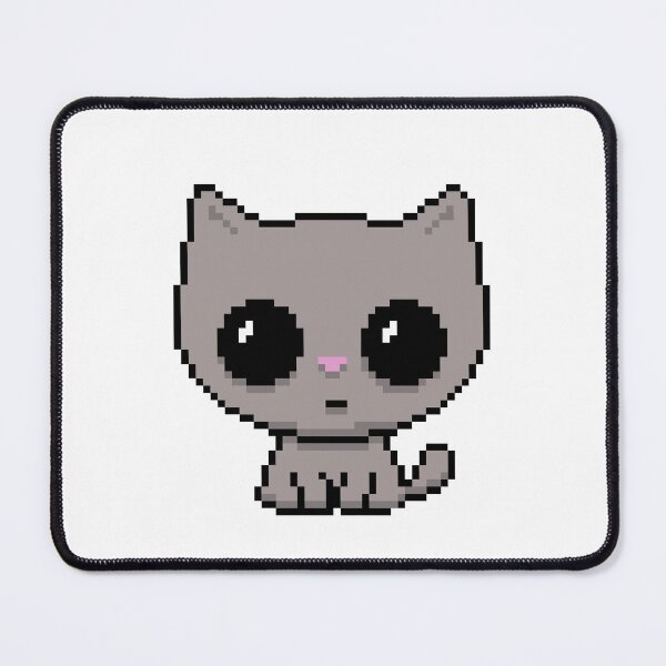 Item preview, PIXEL CAT GRAY designed and sold by EWNDesigns.