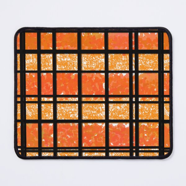 Item preview, Orange Square Pattern designed and sold by ASHBooksnThings.