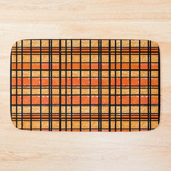 Item preview, Orange Square Pattern  designed and sold by ASHBooksnThings.