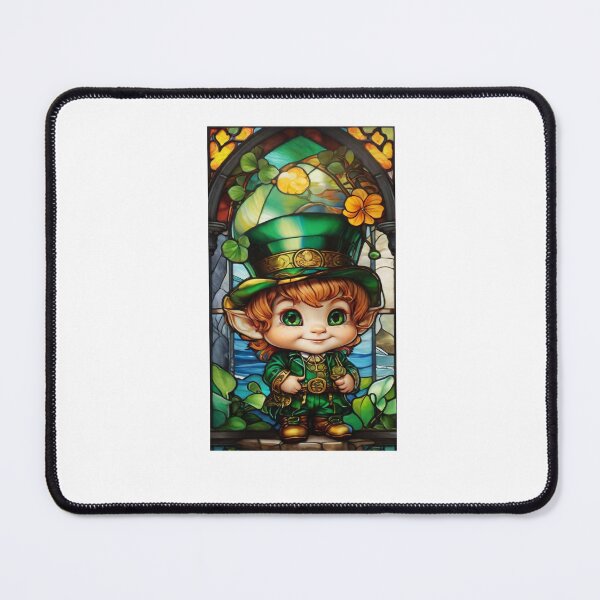 Item preview, Stained Glass Leprechaun designed and sold by Angelle55.