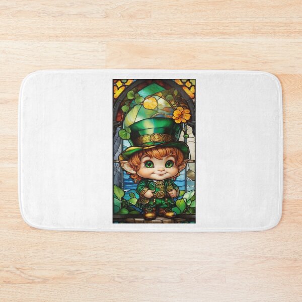 Item preview, Stained Glass Leprechaun designed and sold by Angelle55.