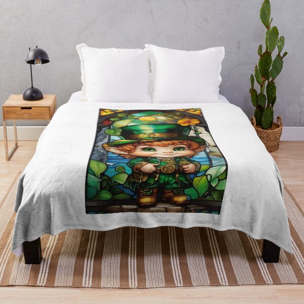 Item preview, Stained Glass Leprechaun designed and sold by Angelle55.