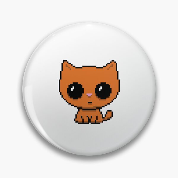 Item preview, PIXEL CAT ORANGE designed and sold by EWNDesigns.