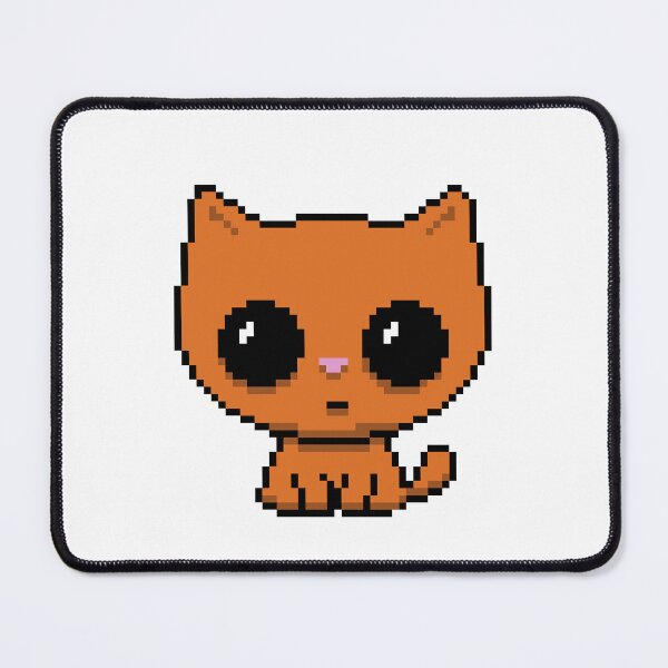 Item preview, PIXEL CAT ORANGE designed and sold by EWNDesigns.