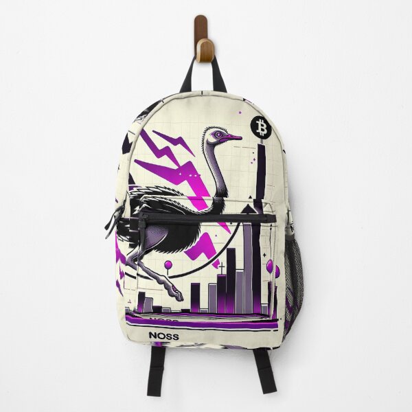 Item preview, $NOSS "Sprint of Wonder: Ostrich Unleashing Purple Lightning" designed and sold by zzz888.