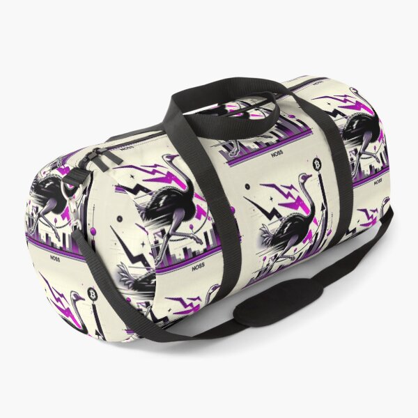 Item preview, $NOSS "Sprint of Wonder: Ostrich Unleashing Purple Lightning" designed and sold by zzz888.