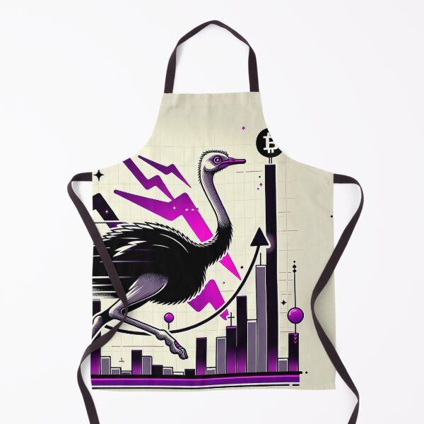 Item preview, $NOSS "Sprint of Wonder: Ostrich Unleashing Purple Lightning" designed and sold by zzz888.