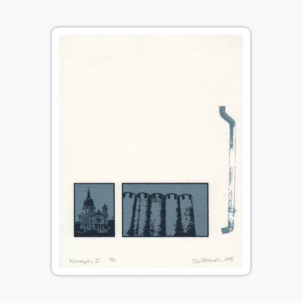Minneapolis II - Blue Sticker