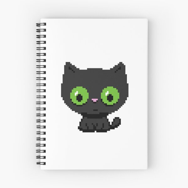 Item preview, PIXEL CAT BLACK designed and sold by EWNDesigns.