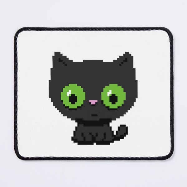 Item preview, PIXEL CAT BLACK designed and sold by EWNDesigns.