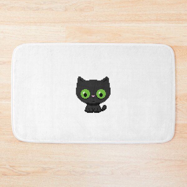 Item preview, PIXEL CAT BLACK designed and sold by EWNDesigns.