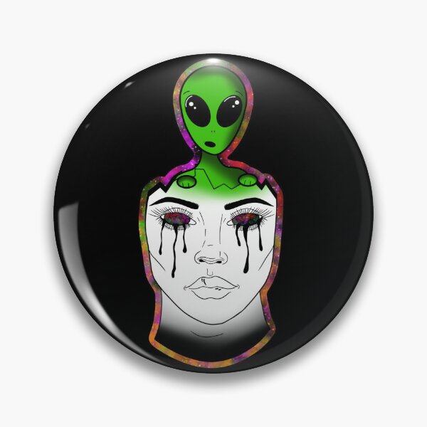 Item preview, Alien Head designed and sold by WanderDrips.
