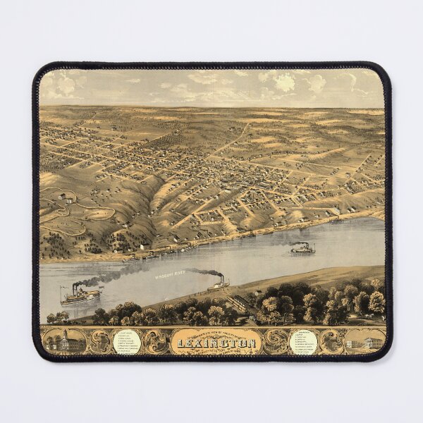 Item preview, Lexington, Missouri (1869) designed and sold by allhistory.