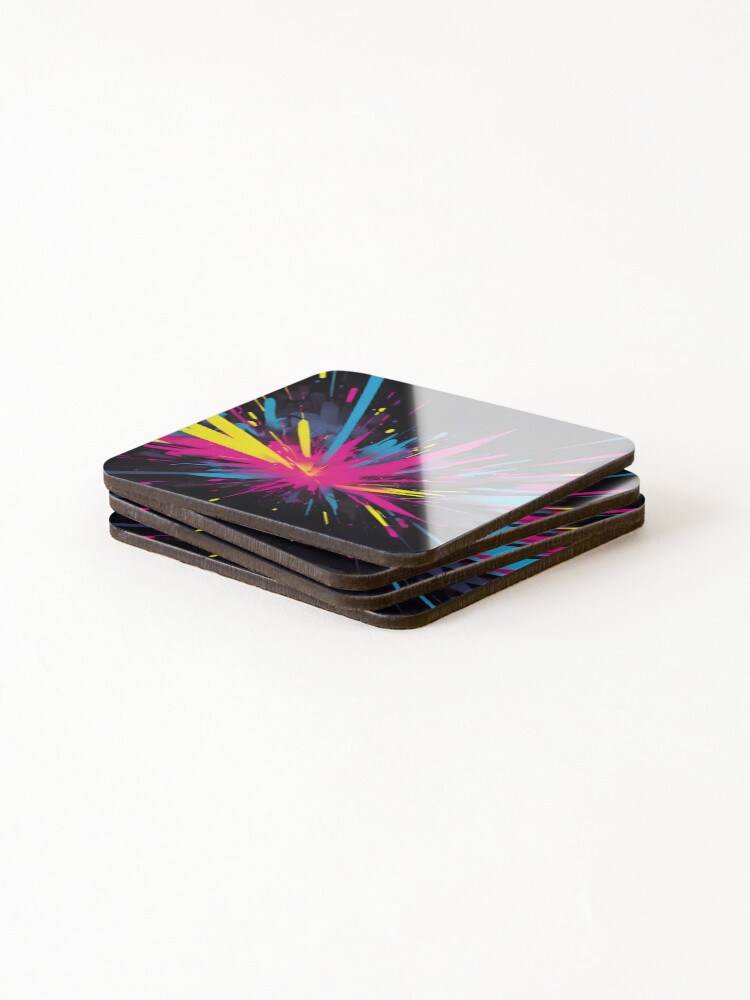 Thumbnail 4 of 5, Coasters (Set of 4), Radiant Rhapsody designed and sold by papi1998.