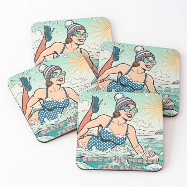Item preview, Brave The Freeze Feel Alive designed and sold by Nordic Heat Co..