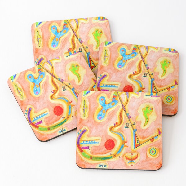 Item preview, Eartlhy abstract in a nameless land designed and sold by Tereza Pilar  Art.