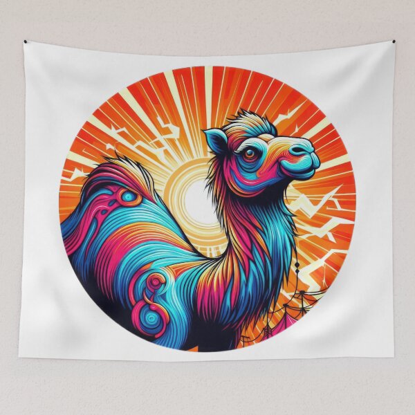 Item preview, camel Funny animal emblem  designed and sold by Expressions-Sel.