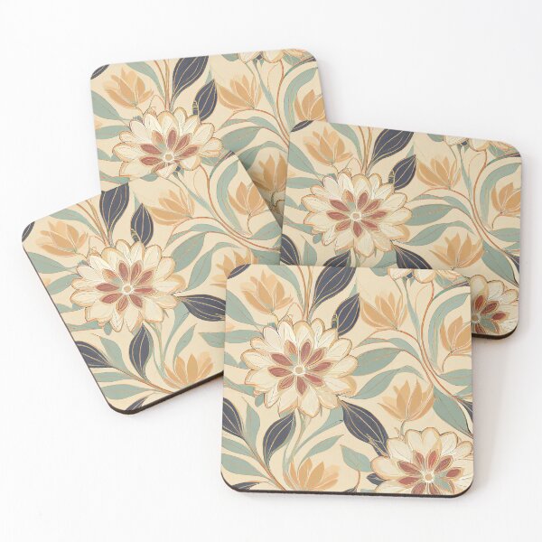 Item preview, Floral pattern ArtDeko designed and sold by Karin Schön.