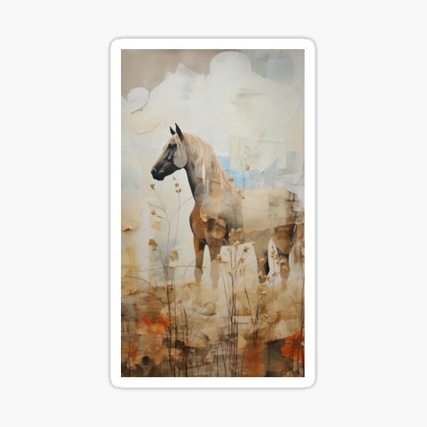 Item preview, Peaceful Horse on the plains designed and sold by HorsesAndHalos.