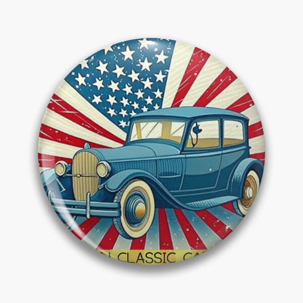 Item preview, Vintage American Cars Series: A Nostalgic Journey designed and sold by Colorful-Garden.