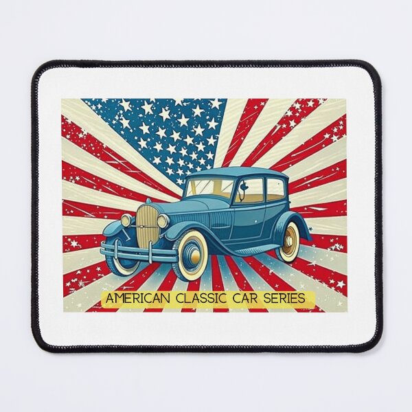 Item preview, Vintage American Cars Series: A Nostalgic Journey designed and sold by Colorful-Garden.