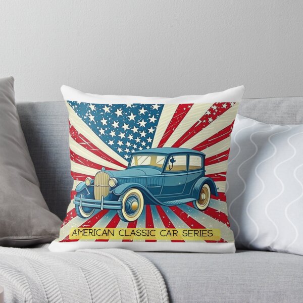Item preview, Vintage American Cars Series: A Nostalgic Journey designed and sold by Colorful-Garden.