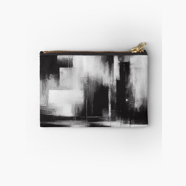 Item preview, Black and white abstract, in style of mid-century painting designed and sold by Inkstorm-London.