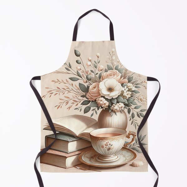 Item preview, Vintage Book and Tea Lover's Floral Bouquet designed and sold by Unitepeople.
