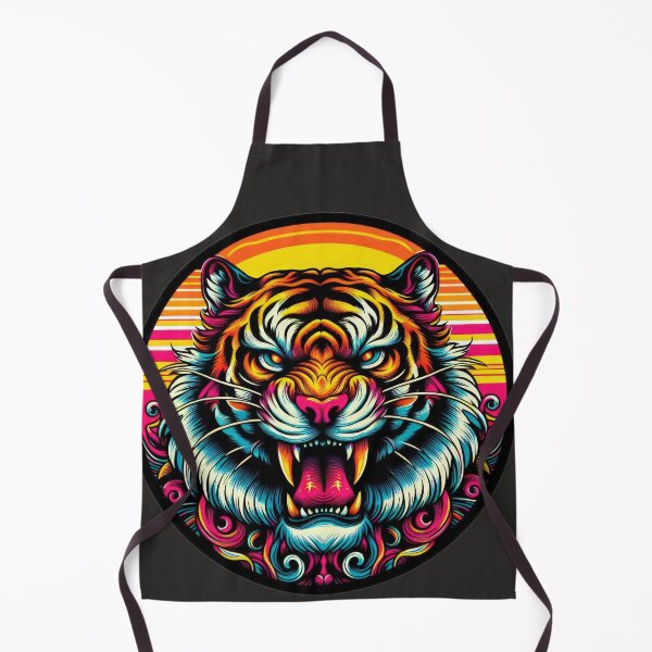 Item preview, Funny animal emblem tiger designed and sold by Expressions-Sel.