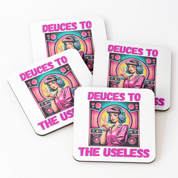 Item preview,  Retro Deuces to the Useless designed and sold by MisfitMind.