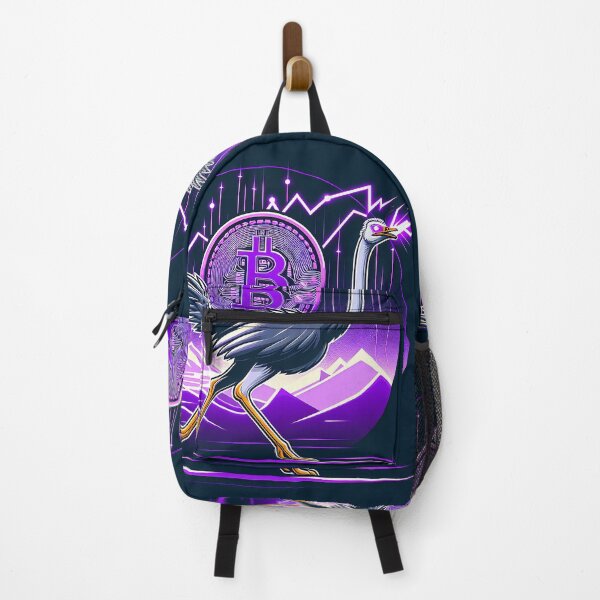 Item preview, $NOSS "Swift Radiance: Ostrich Unleashes Purple Lightning" designed and sold by zzz888.