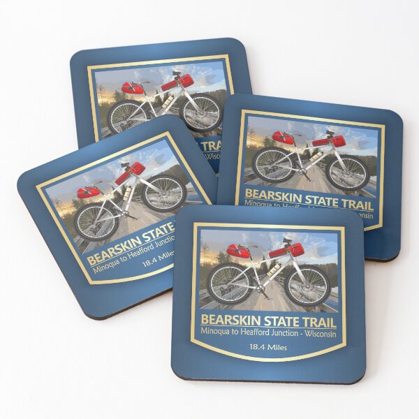 Item preview, Bearskin State Trail (bike2) designed and sold by curranmorgan.