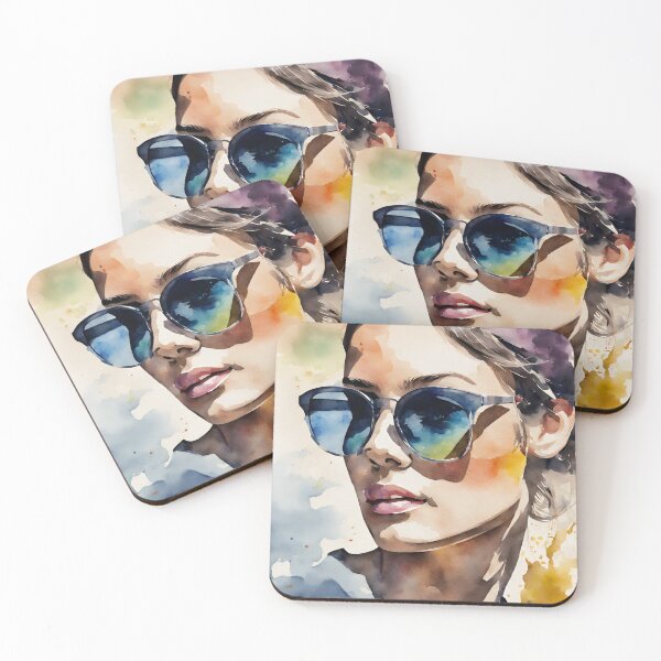 Item preview, Watercolor Portraits - Subtle Elegance in Contemporary Feminine Art Nova designed and sold by BPMagic.