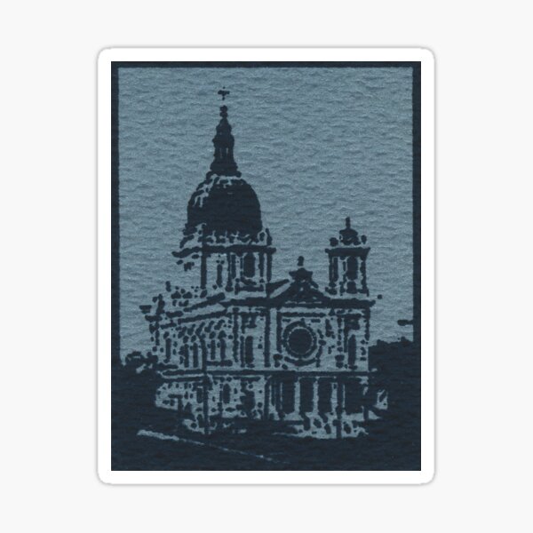 Minneapolis Basilica in Blue Sticker