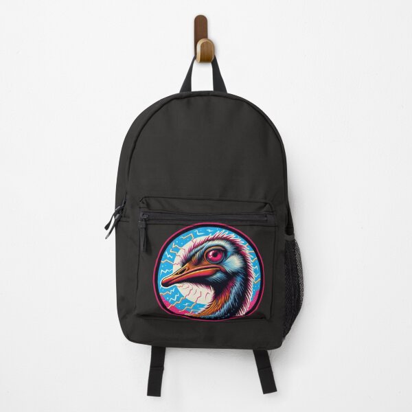 Item preview, ostrich Funny animal emblem designed and sold by Expressions-Sel.