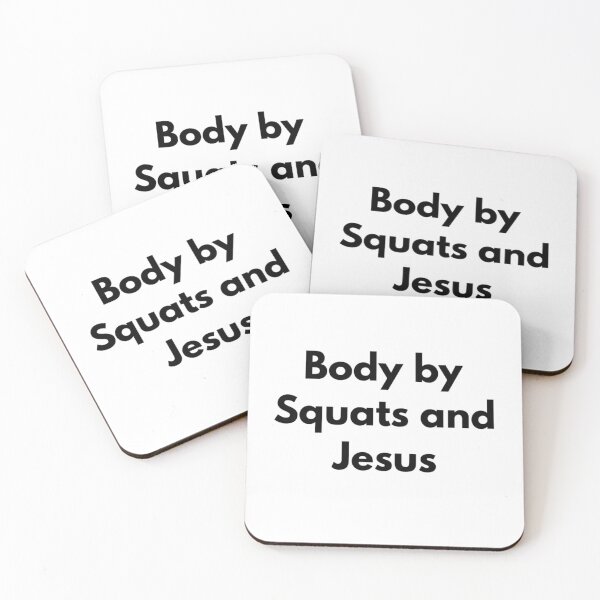 Item preview, Body By Squats and Jesus designed and sold by RiseandShineTee.