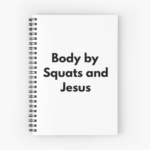 Item preview, Body By Squats and Jesus designed and sold by RiseandShineTee.