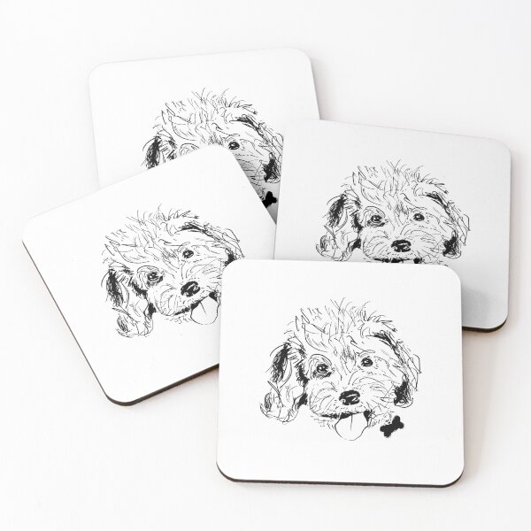 Item preview, Mini Goldendoodle Pet Portrait designed and sold by beyondambition.
