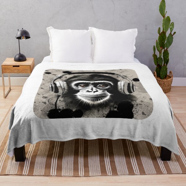 Item preview, Dj monkey designed and sold by Lunarweave.