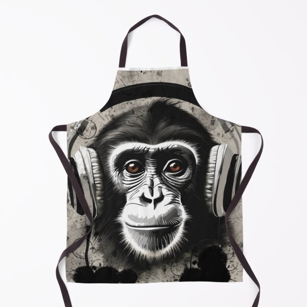 Item preview, Dj monkey designed and sold by Lunarweave.