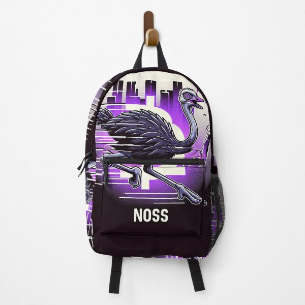 Item preview, $NOSS "Sprint of Radiance: Ostrich Unleashing Purple Lightning" designed and sold by zzz888.