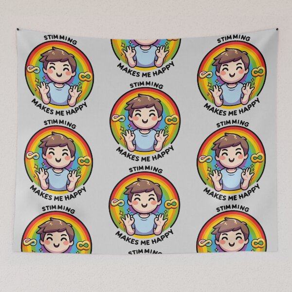 Item preview, Stimming makes me happy designed and sold by Vkinsify.