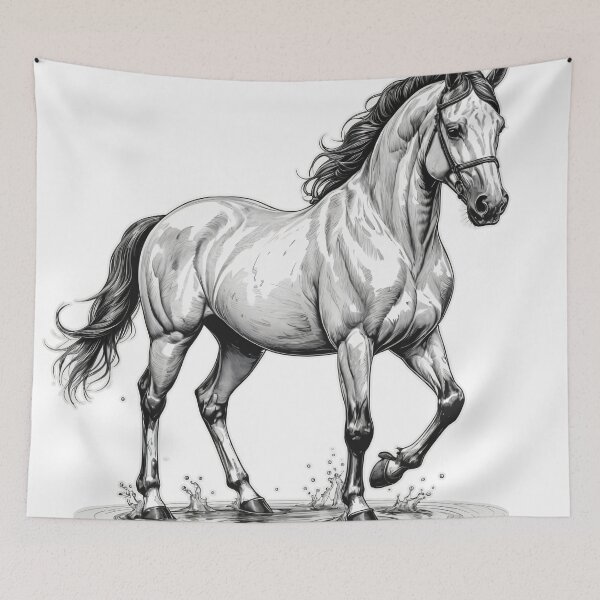 Item preview, Horse in the water designed and sold by PragmaticP.
