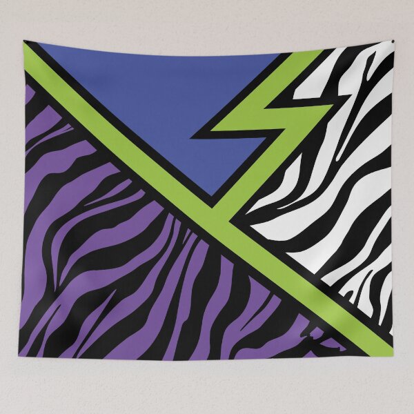 Item preview, Pizzazz 80's Purple Tiger Pattern designed and sold by LigeiaShoppe.