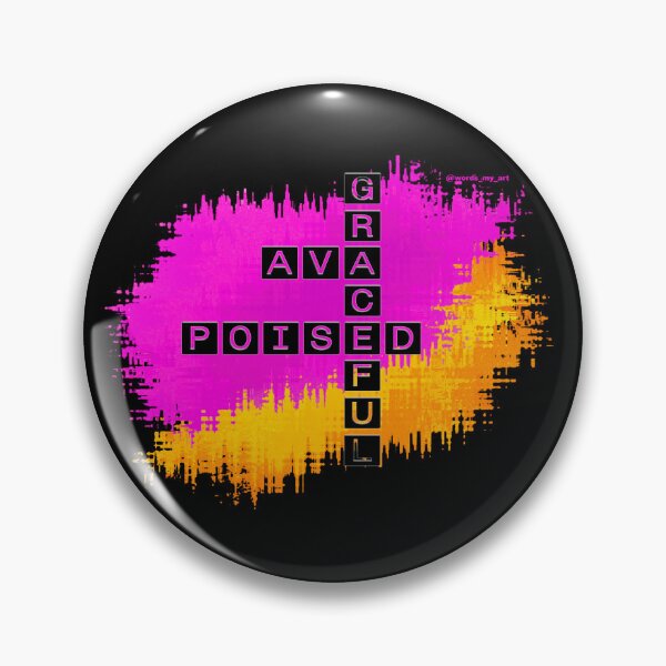 Item preview, Ava, Graceful and poised crossword designed and sold by words-my-art.